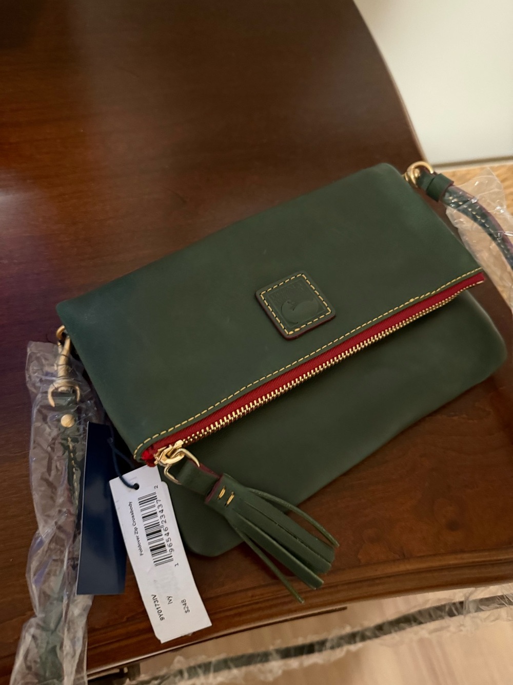 Dooney and Bourke Florentine Foldover Zip 🆕 NWT